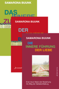 Die Cover der drei Bücher der Trilogie der Innenwelt